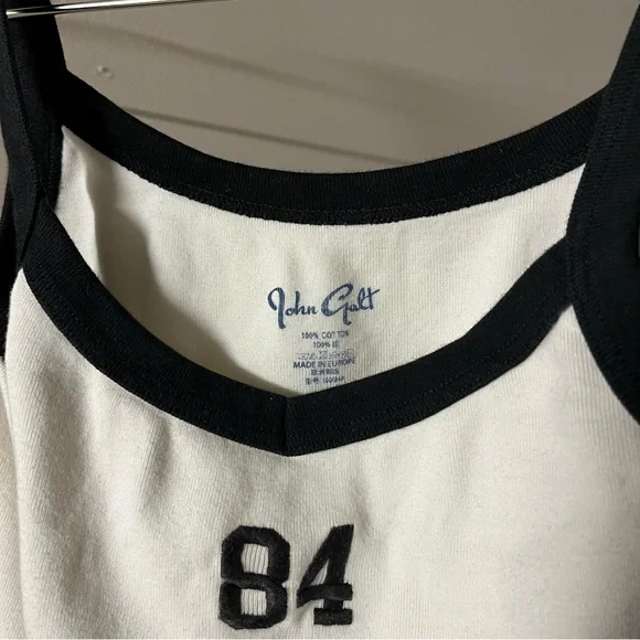 Brandy Melville Cream Sleeveless Fitted Tank Top - Picture 2 of 3